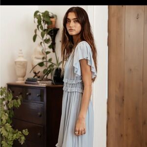 New With Tags! Never worn Bohme Willa Dress in Light Blue. Size XS.